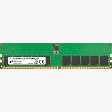 Server Memory Module|MICRON|DDR5|16GB|UDIMM/ECC|4800 MHz|CL 40|1.1 V|MTC10C1084S1EC48BA1R