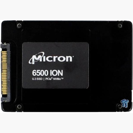 SSD|MICRON|SSD series 6500 ION|30.72TB|NVMe|NAND flash technology TLC|Write speed 5000 MBytes/sec|Read speed 6800 MBytes/sec|Form Factor 2,5"|MTBF 2500000 hours|MTFDKCC30T7TGR-1BK1DFCYYR
