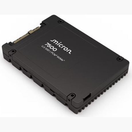 SSD|MICRON|SSD series 7500 MAX|1.6TB|PCIe Gen4|NVMe|NAND flash technology 3D NAND|Write speed 5300 MBytes/sec|Read speed 6800 MBytes/sec|Form Factor U.3|TBW 17520 TB|MTBF 2000000 hours|MTFDKCC3T2TGQ-1BK1DABYYR