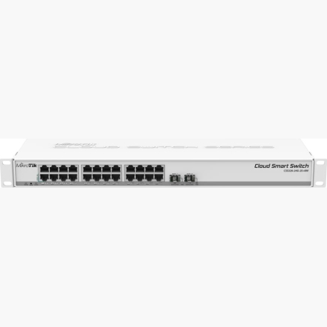 Switch|MIKROTIK|24x10Base-T / 100Base-TX / 1000Base-T|2xSFP+|CSS326-24G-2S+RM