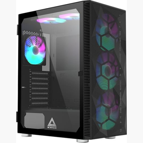 Case|MONTECH|X3 Mesh|MidiTower|Not included|Colour Black|X3MESH(B)