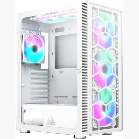 Case|MONTECH|X3 Glass|MidiTower|Case product features Transparent panel|Not included|ATX|MicroATX|MiniITX|Colour White|X3GLASS(W)