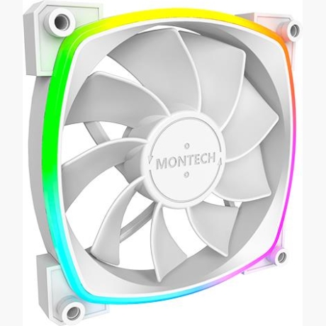 CASE FAN 120MM/RX120 PWM WHITE MONTECH
