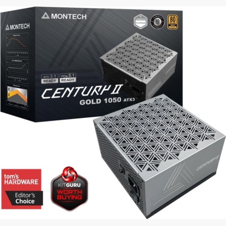 Power Supply|MONTECH|CENTURY II|ATX|1050 W|CENTURYII1050