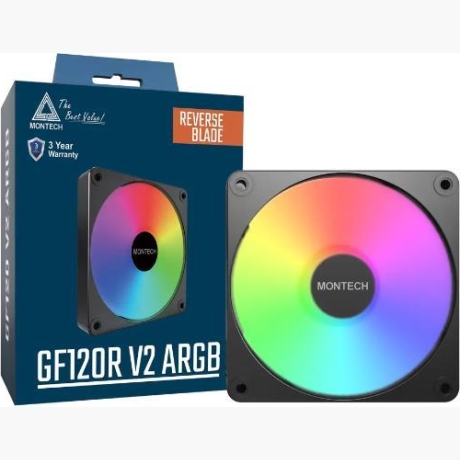 CASE FAN 120MM/GF120R V2 ARGB PWM (B) MONTECH