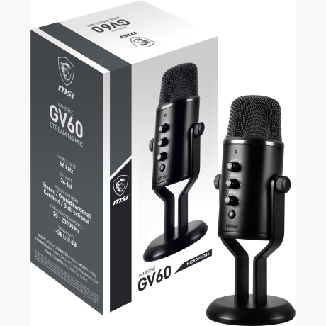 MICROPHONE GV60/IMMERSE GV60 STREAMING MIC MSI