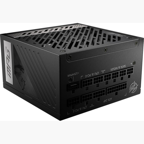 Power Supply|MSI|1000 Watts|Efficiency 80 PLUS GOLD|PFC Active|MPGA1000GPCIE5