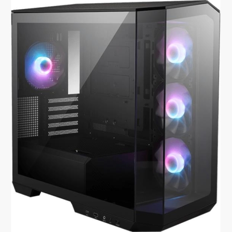 Case|MSI|MidiTower|Case product features Transparent panel|Not included|MicroATX|Colour Black|MAGPANOM100RPZ