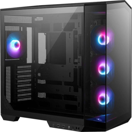 Case|MSI|MAG PANO 100R PZ|MidiTower|Case product features Transparent panel|ATX|MicroATX|MiniITX|Colour Black|MAGPANO100RPZ