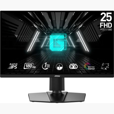 LCD Monitor|MSI|G255PF E2|24.5"|Gaming|Panel IPS|1920x1080|16:9|180Hz|1 ms|Speakers|Swivel|Pivot|Height adjustable|Tilt|G255PFE2