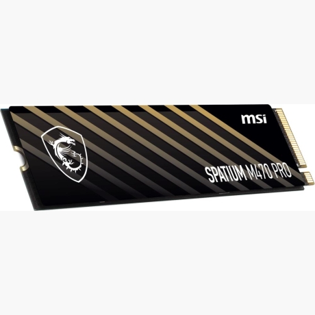 SSD|MSI|SPATIUM M470 PRO|2TB|M.2|PCIe Gen4|NVMe|3D NAND|Write speed 5000 MBytes/sec|Read speed 6000 MBytes/sec|2.15mm|TBW 640 TB|MTBF 150000 hours|S78-440Q990-P83