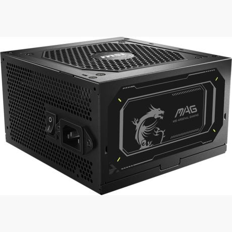 Power Supply|MSI|MAG A750GL PCIE5 II|750 Watts|Efficiency 80 PLUS GOLD|PFC Active|MAGA750GLPCIE5II