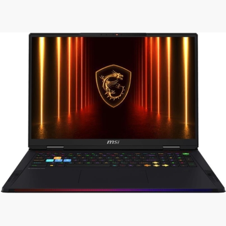 Notebook|MSI|Raider|18 HX AI A2XWIG|CPU  Core Ultra|U9-285HX|2800 MHz|18"|3840x2400|RAM 64GB|DDR5|6400 MHz|SSD 2TB+2TB|NVIDIA GeForce RTX 5080|16GB|ENG|Card Reader SD Expres|Windows 11 Home|Black|3.6 kg|RDR18HXAIA2XWIG-230NL