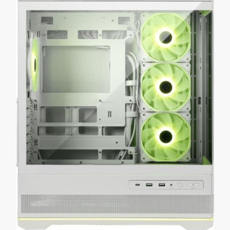 Case|MSI|MAG PANO 110R PZ / WHITE|MidiTower|Case product features Transparent panel|Not included|Colour Black|MAGPANO110RPZWHITE