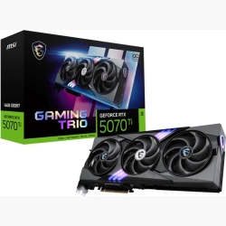 Graphics Card|MSI|NVIDIA GeForce RTX 5070 Ti|16 GB|GDDR7|256 bit|PCIE 5.0 16x|Dual Slot Fansink|1xHDMI|3xDisplayPort|RTX5070TI16GGAMTRIOOC