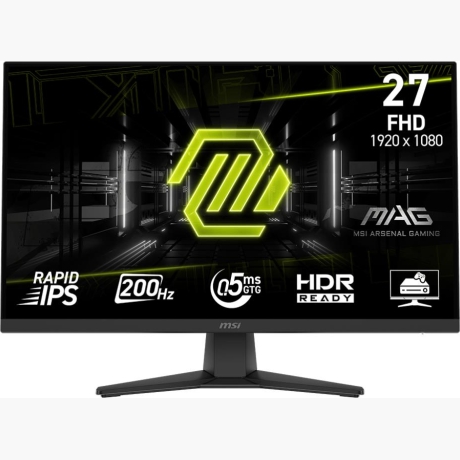 LCD Monitor|MSI|MAG 272F|27"|Gaming|Matte|Panel IPS|1920x1080|16:9|200Hz|0.5 ms|Colour Black|MAG272F