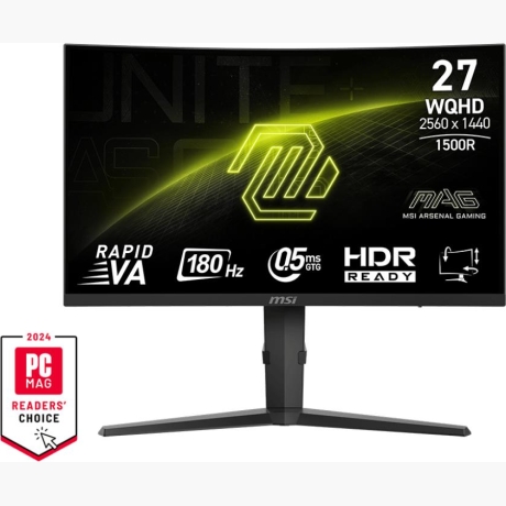 LCD Monitor|MSI|MAG 275CQPF|27"|Gaming/Curved|Panel VA|2560x1440|16:9|180 Hz|0.5 ms|MAG275CQPF