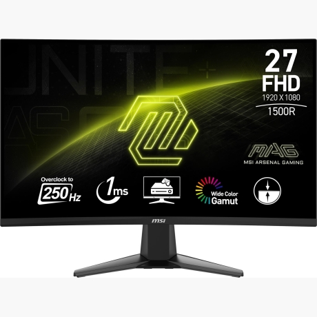 LCD Monitor|MSI|MAG 27C6X|27"|Gaming|Panel VA|1920x1080|16:9|250 Hz|1 ms|Colour Black|MAG27C6X