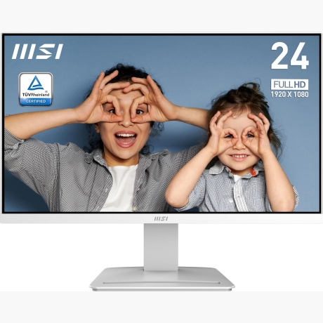 LCD Monitor|MSI|PRO MP2412W|23.8"|Business|Panel VA|1920x1080|16:9|100 Hz|1 ms|Colour White|PROMP2412W
