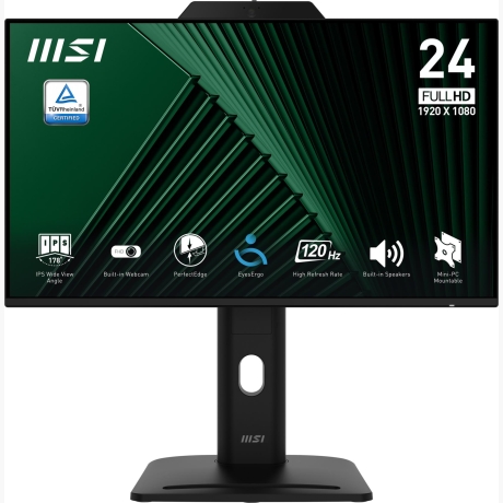 LCD Monitor|MSI|PRO MP242PMG|23.8"|Business|Panel IPS|1920x1080|16:9|120 Hz|1 ms|Speakers|PROMP242PMG