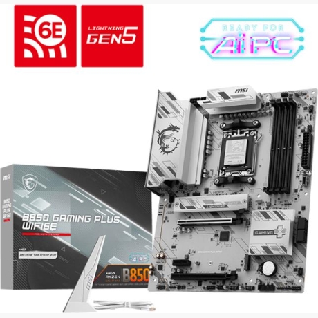 Mainboard|MSI|AMD B850|SAM5|ATX|Memory DDR5|Memory slots 4|B850GAMINGPLUSWIFI6E