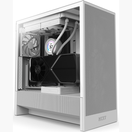Case|NZXT|H5 Flow|MidiTower|Case product features Transparent panel|Not included|ATX|EATX|MicroATX|MiniITX|Colour White|CC-H52FW-01