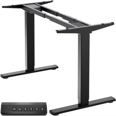 DESK FRAME MOTORISED/BLACK CDF222E-B ONKRON