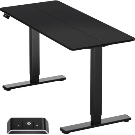 DESK MOTORISED/BLACK WDT221E-B ONKRON