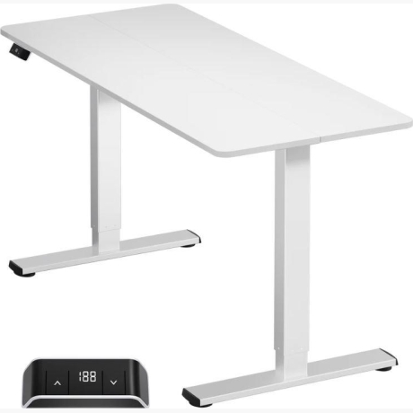 DESK MOTORISED/WHITE WDT221E-W ONKRON