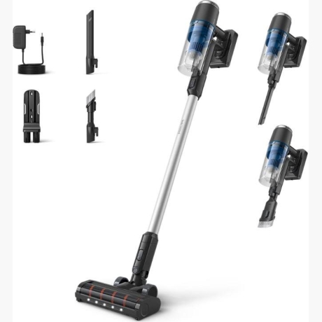 Vacuum Cleaner|PHILIPS|Upright/Bagless|Noise 80 dB|Black|Weight 1.2 kg|XC3032/01