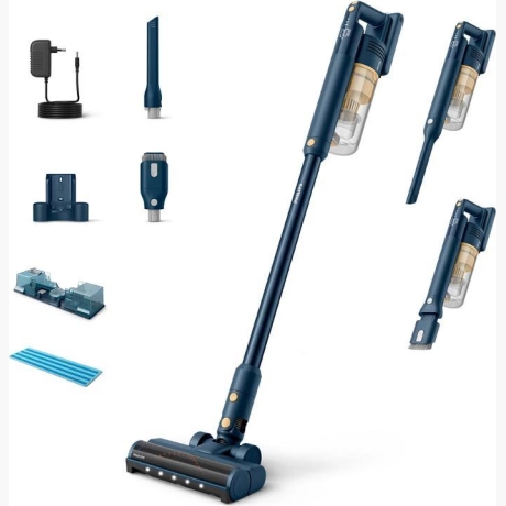 Vacuum Cleaner|PHILIPS|Upright/Cordless/Bagless|Capacity 0.27 l|Noise 84 dB|Blue|Weight 1.4 kg|XC5043/01