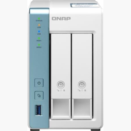 NAS STORAGE TOWER 2BAY/NO HDD TS-231P3-2G QNAP