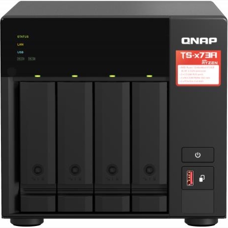 NAS STORAGE TOWER 4BAY 8GB/TS-473A-8G QNAP