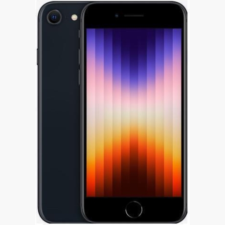 REFURB. PHONE IPHONE SE GEN3/64GB MIDNIGHT A GRADE RED