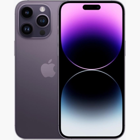 REFURB. PHONE IPHONE 14 PROMAX/128GB DEEP PURPLE A GRADE RED