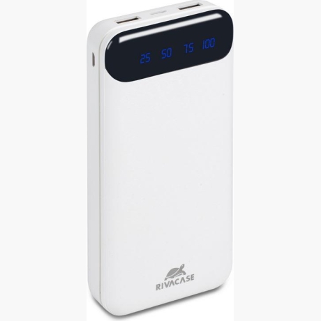 POWER BANK USB 20000MAH/WHITE VA2280 RIVACASE