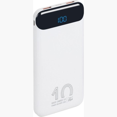 POWER BANK USB 10000MAH/VA2540 WHITE RIVACASE