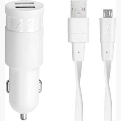 MOBILE CHARGER CAR/WHITE VA4222 WD1 RIVACASE