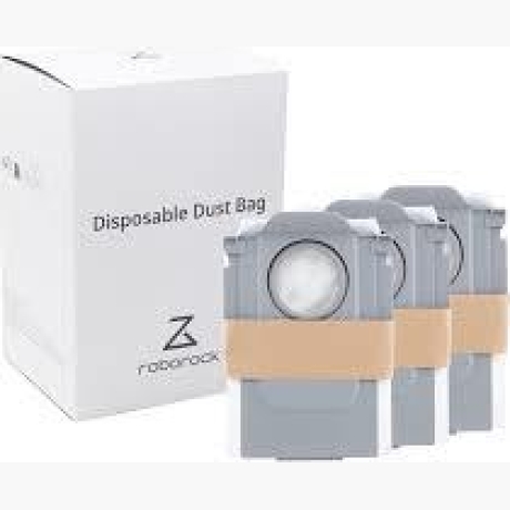 Vacuum Cleaner Accessory|ROBOROCK|Disposable Dust Bag 3-pack|White|For OC0/Q70+/Q70 Max+/OC5/Q75+/Q75 Max+/Q55+/O35/S75 MaxV Ultra/S70 Pro Ultra/S80 Pro Ultra/S85 Pro Ultra/OC0-D/S80+/Q80 Max+/OC5-D/S85+/Q85 Max+/Q55 Pro+/S70 Max Ultra/S75 Max Ultra/Q55 Max+/Q55 DuoRoller+|8.02.0215