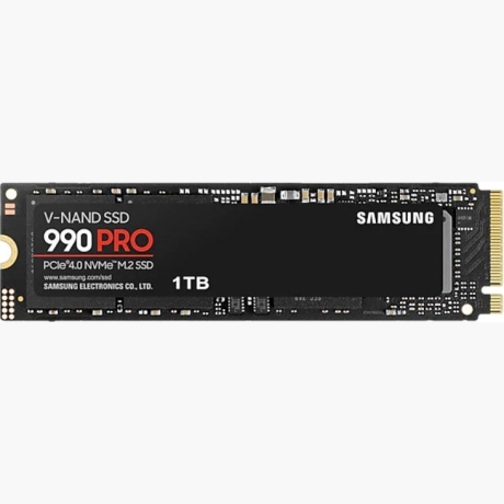 SSD|SAMSUNG|990 PRO|1TB|M.2|PCIE|NVMe|MLC|Write speed 6900 MBytes/sec|Read speed 7450 MBytes/sec|2.3mm|TBW 600 TB|MTBF 1500000 hours|MZ-V9P1T0BW