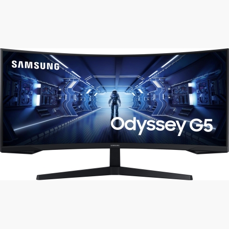 LCD Monitor|SAMSUNG|Odyssey G5|34"|Gaming/Curved/21 : 9|Panel VA|3440x1440|21:9|1 ms|Tilt|Colour Black|LC34G55TWWPXEN