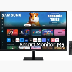 LCD Monitor|SAMSUNG|27"|TV Monitor/Smart|Panel VA|1920x1080|16:9|60Hz|Matte|4 ms|Speakers|Tilt|Colour Black|LS27DM500EUXDU