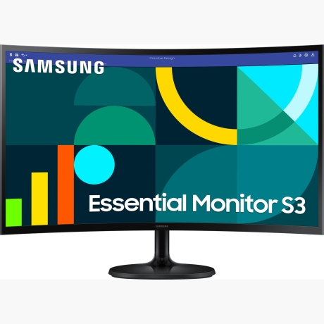 LCD Monitor|SAMSUNG|27"|Business/Curved|Panel VA|1920x1080|16:9|100Hz|4 ms|Tilt|Colour Black|LS27D360GAUXEN