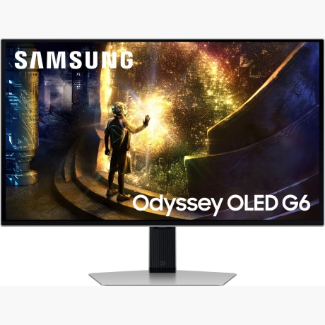 Monitor|SAMSUNG|LS27DG610SUXEN|27"|Gaming|Panel OLED|2560x1440|16:9|240Hz|Matte|0.03 ms|Swivel|Pivot|Height adjustable|Tilt|Colour Silver|LS27DG610SUXEN