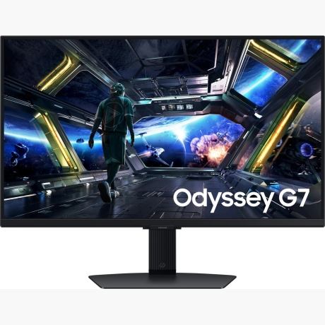 LCD Monitor|SAMSUNG|Odyssey G7|27"|Gaming|Panel IPS|3840x2160|16:9|144Hz|1 ms|Speakers|Swivel|Pivot|Height adjustable|Tilt|Colour Black|LS27DG702EUXDU