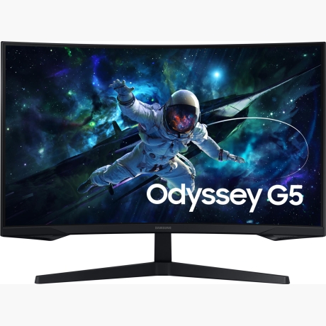 LCD Monitor|SAMSUNG|ODYSSEY G5|32"|Gaming/Curved|Panel VA|16:9|165Hz|1 ms|Tilt|Colour Black|LS32CG554EUXEN
