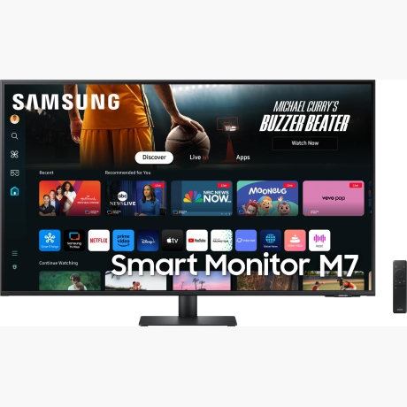 LCD Monitor|SAMSUNG|S43DM702UU|43"|TV Tuner/Smart/4K|Panel VA|3840x2160|16:9|60Hz|4 ms|Speakers|Colour Black|LS43DM702UUXDU