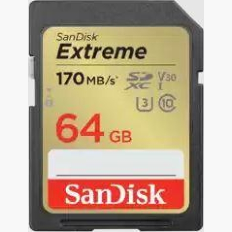 MEMORY SDXC 64GB UHS-1/SDSDXV2-064G-GNCIN SANDISK