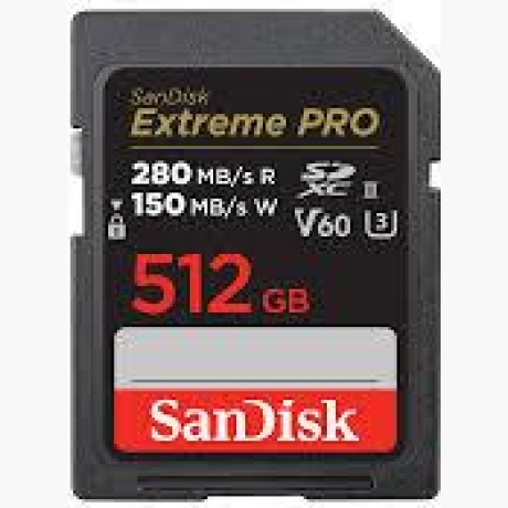MEMORY SDXC 512GB UHS-II/SDSDXEP-512G-GN4IN SANDISK