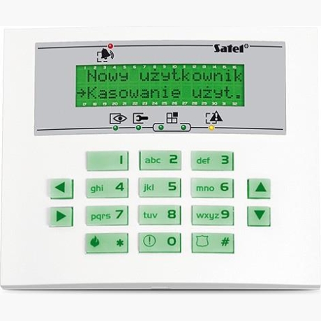KEYPAD LCD S-TYPE /INTEGRA/GREEN INT-KLCDS-GR SATEL